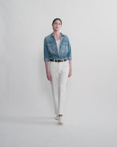 Nili Lotan Whitney Pant in White