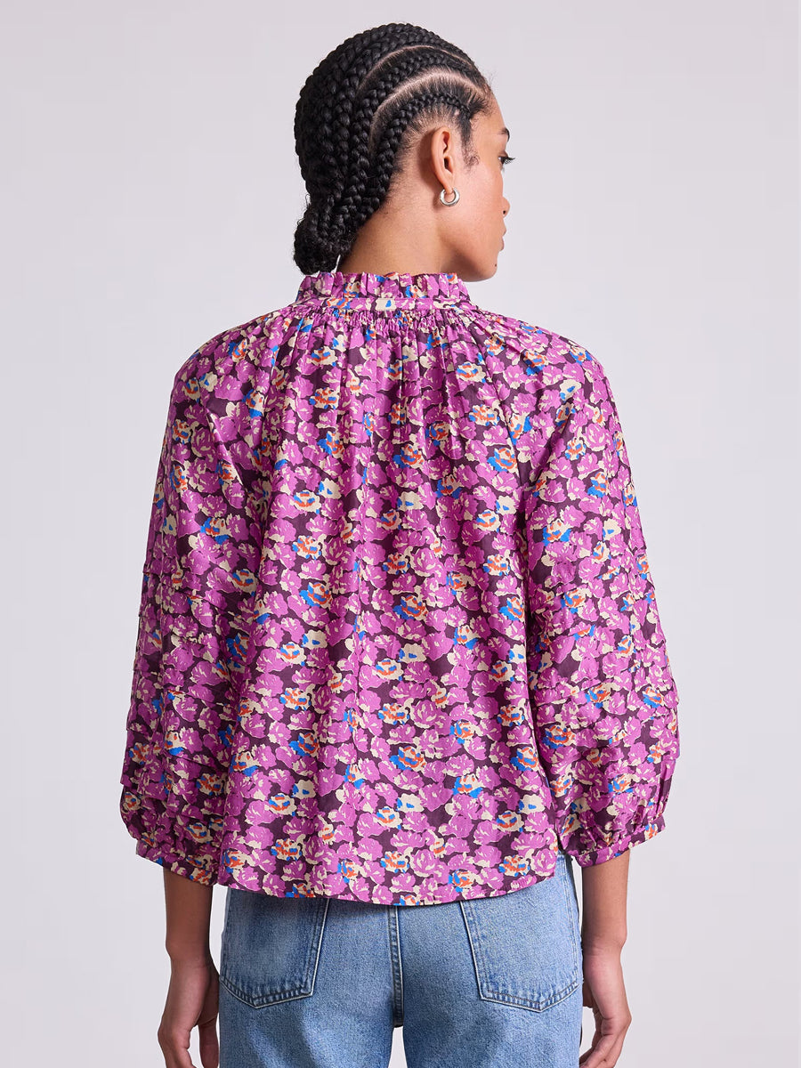 Trini Top in Floreette Peony