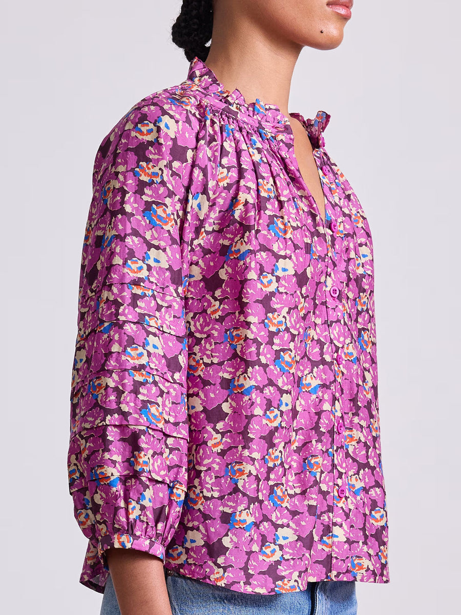 Trini Top in Floreette Peony