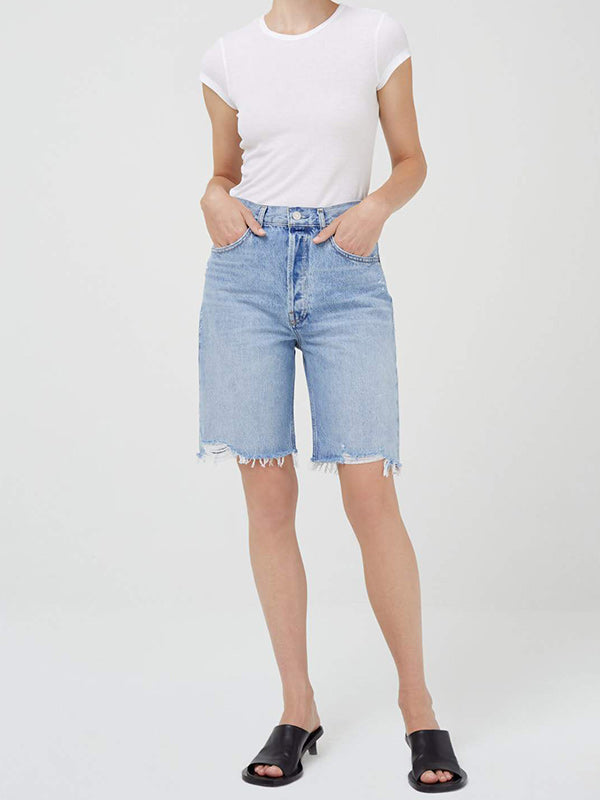 Agolde 90s Mid Rise Loose Short in Swapmeet