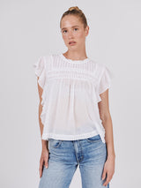 Isabel Marant Etoile Layona Top in White