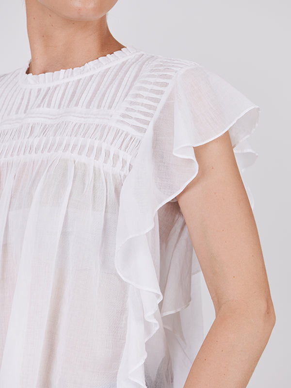 Isabel Marant Etoile Layona Top in White