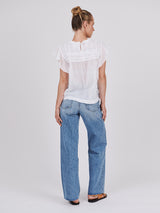 Isabel Marant Etoile Layona Top in White