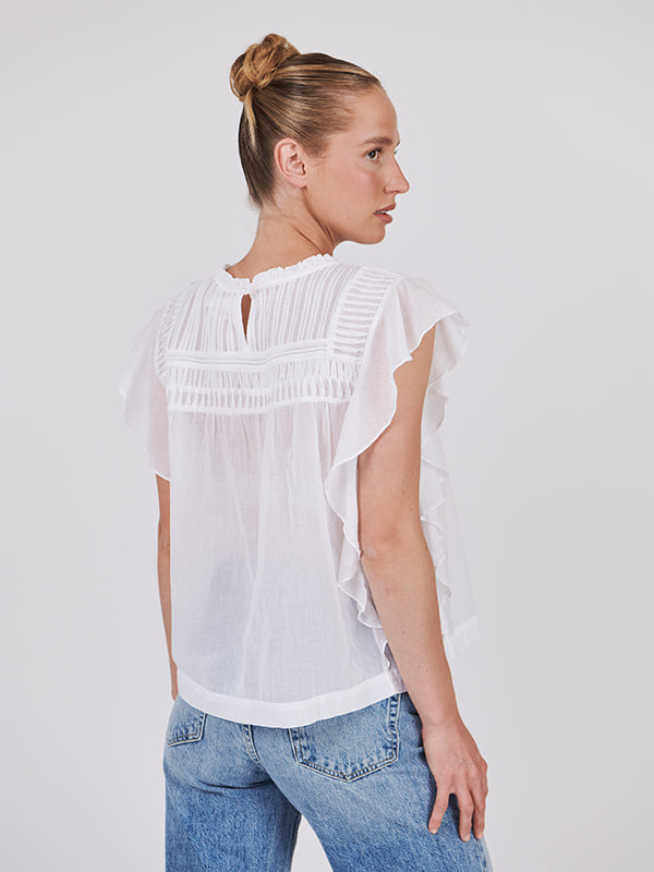 Isabel Marant Etoile Layona Top in White
