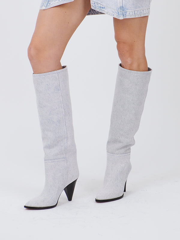 Isabel Marant Ririo High Boots in Lilac