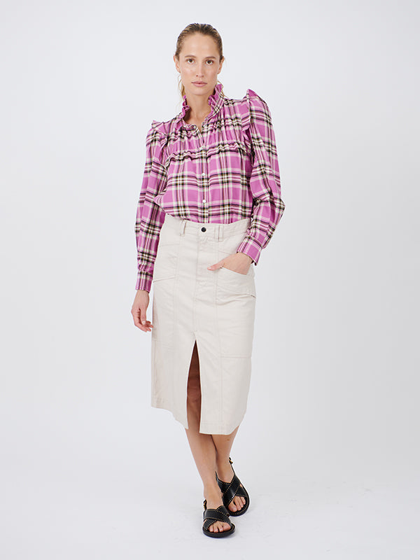 Isabel Marant Etoile Prime Skirt in Chalk