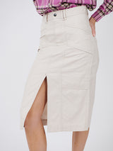 Isabel Marant Etoile Prime Skirt in Chalk