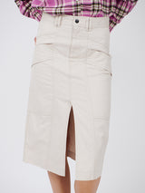 Isabel Marant Etoile Prime Skirt in Chalk
