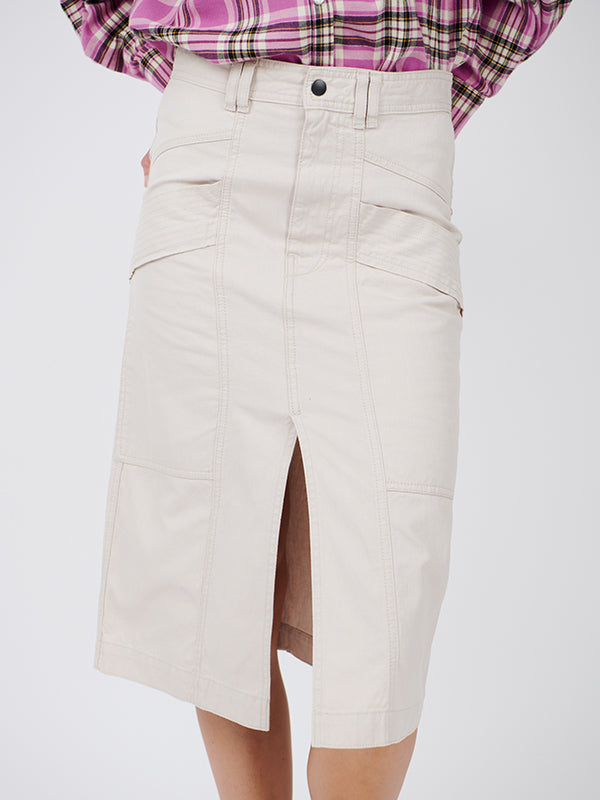 Isabel Marant Etoile Prime Skirt in Chalk