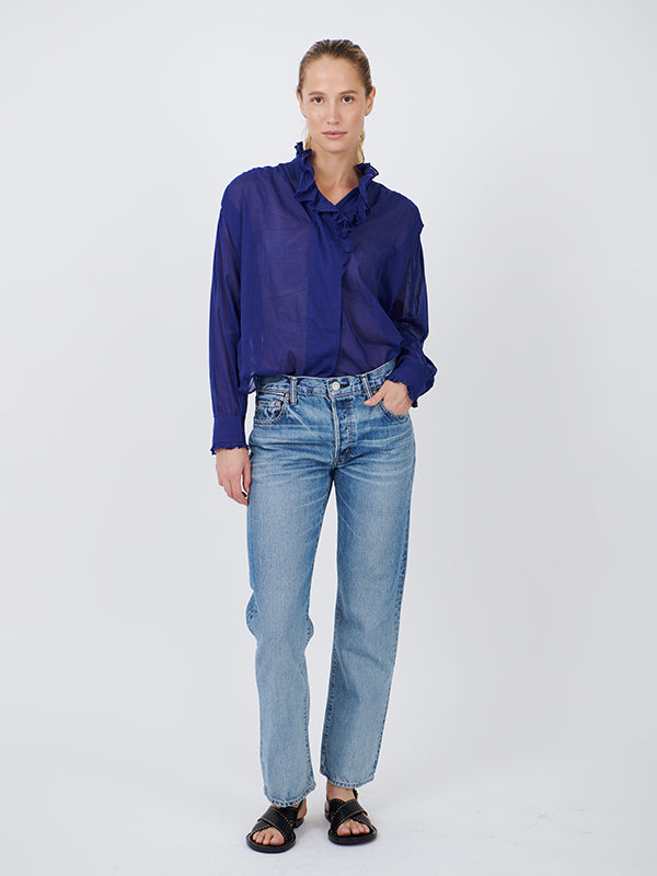 Moussy Vintage MV Sahlen Straight in Light Blue