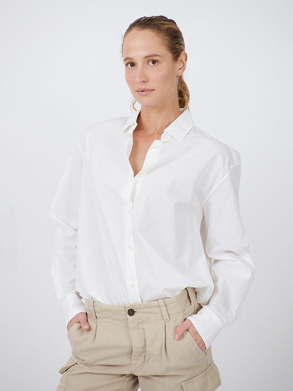 Nili Lotan Yorke Shirt in White