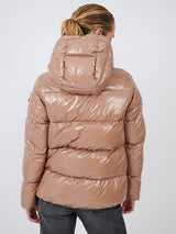Herno Glossy Down Jacket in Macadamia