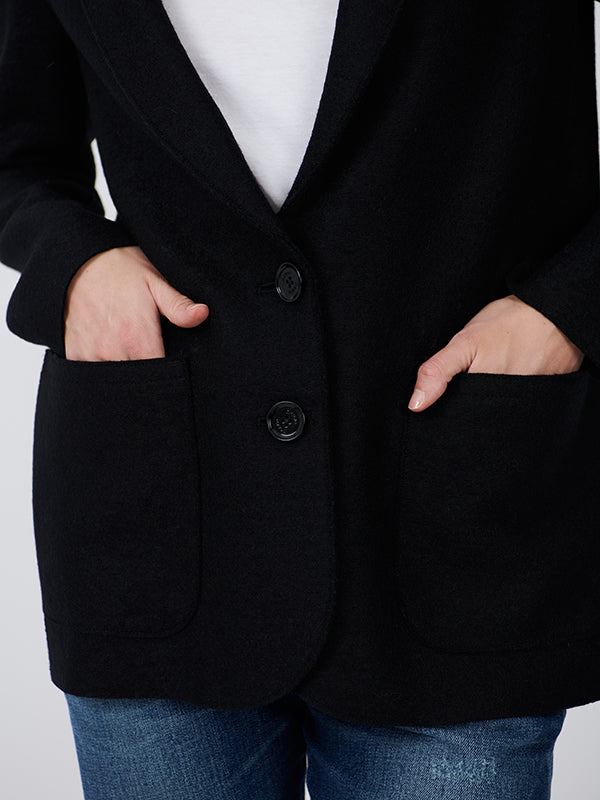 Herno Single Breasted Wool Blazer