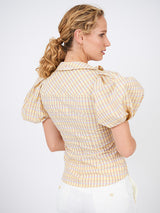 Isabel Marant Catalia Top in Light Yellow