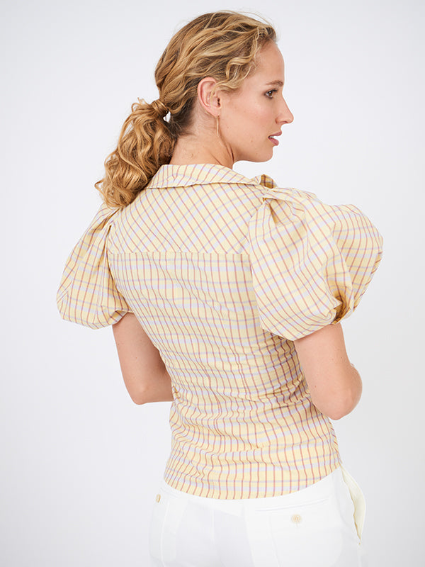 Isabel Marant Catalia Top in Light Yellow