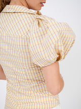 Isabel Marant Catalia Top in Light Yellow