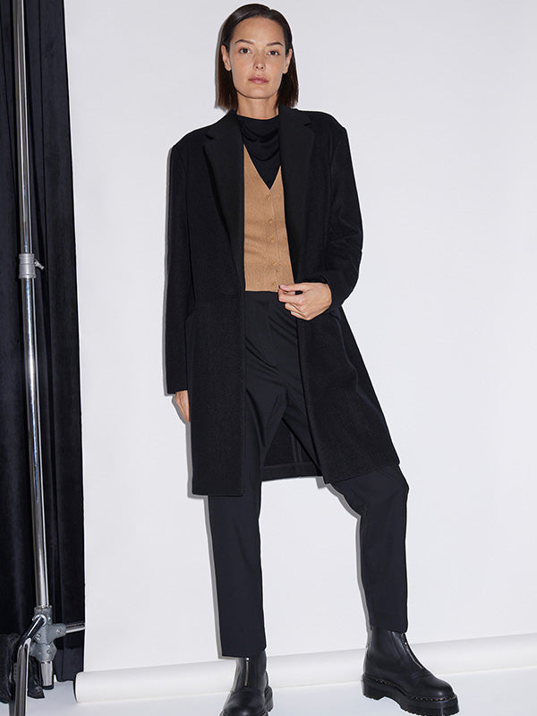 Jac + Jack Aspects Coat in Black