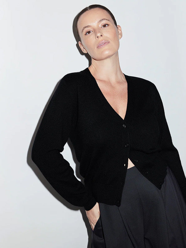 Jac + Jack Atlas Cardigan in Black