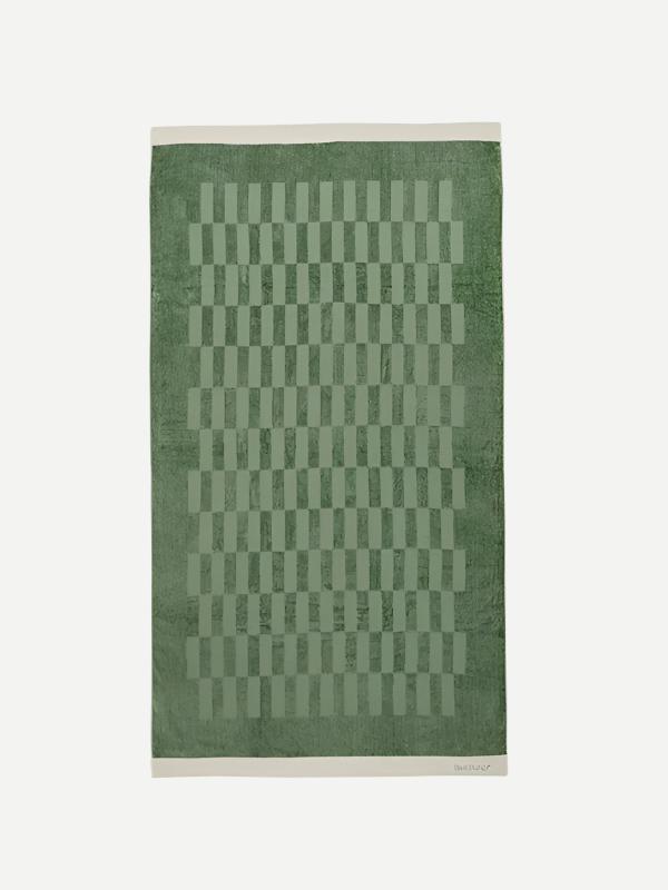 Basil Bangs Beach Towel in Sage