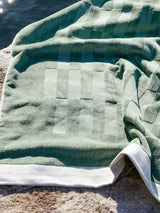 Basil Bangs Beach Towel in Sage