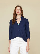 Xirena Beau Shirt in Navy