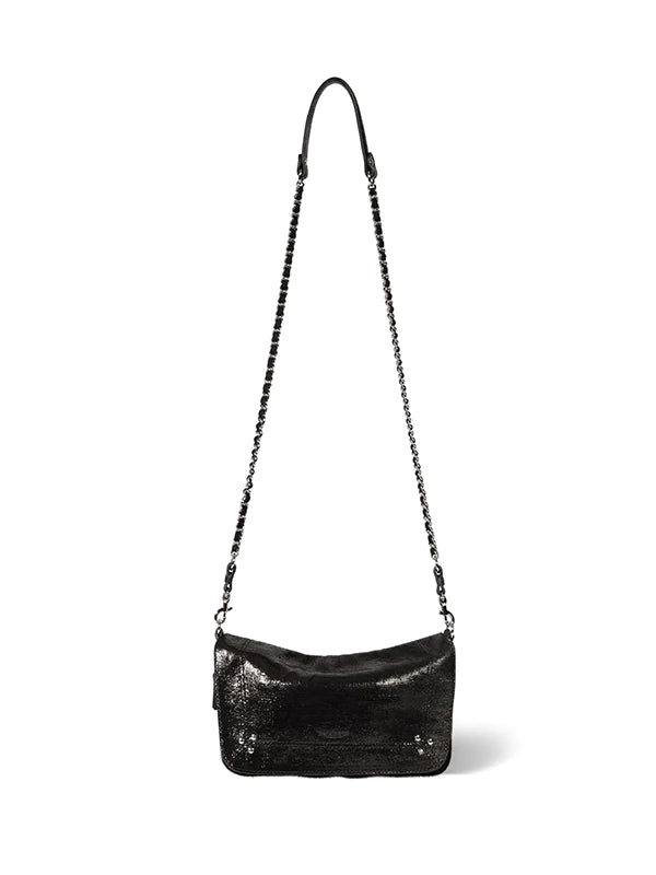 Jerome Dreyfuss Bobi Small in Lame Noir
