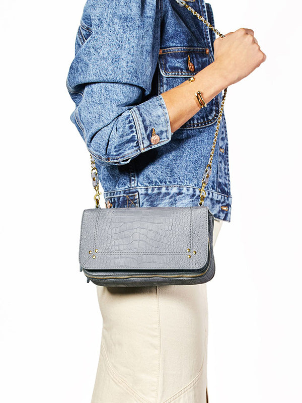 Jerome Dreyfuss Bobi in Croco Gris