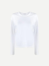 James Perse Boxy L/S Tee in White