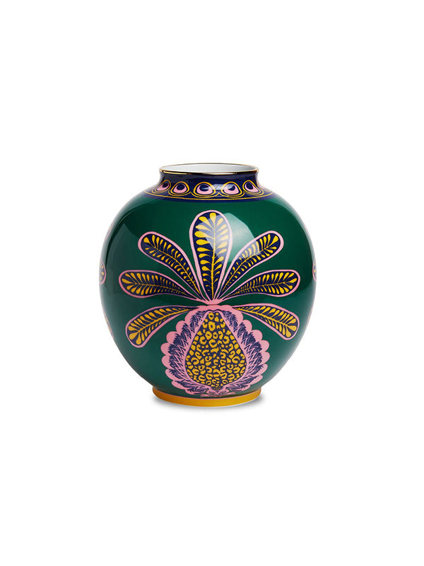 La DoubleJ Bubble Vase in Big Pineapple Verde