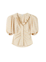 Isabel Marant Catalia Top in Light Yellow