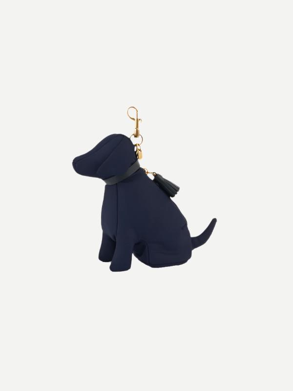 Anya Hindmarch Charm Shopper Dog in Ink