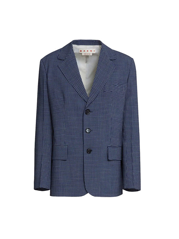 Marni Check Oversized Jacket