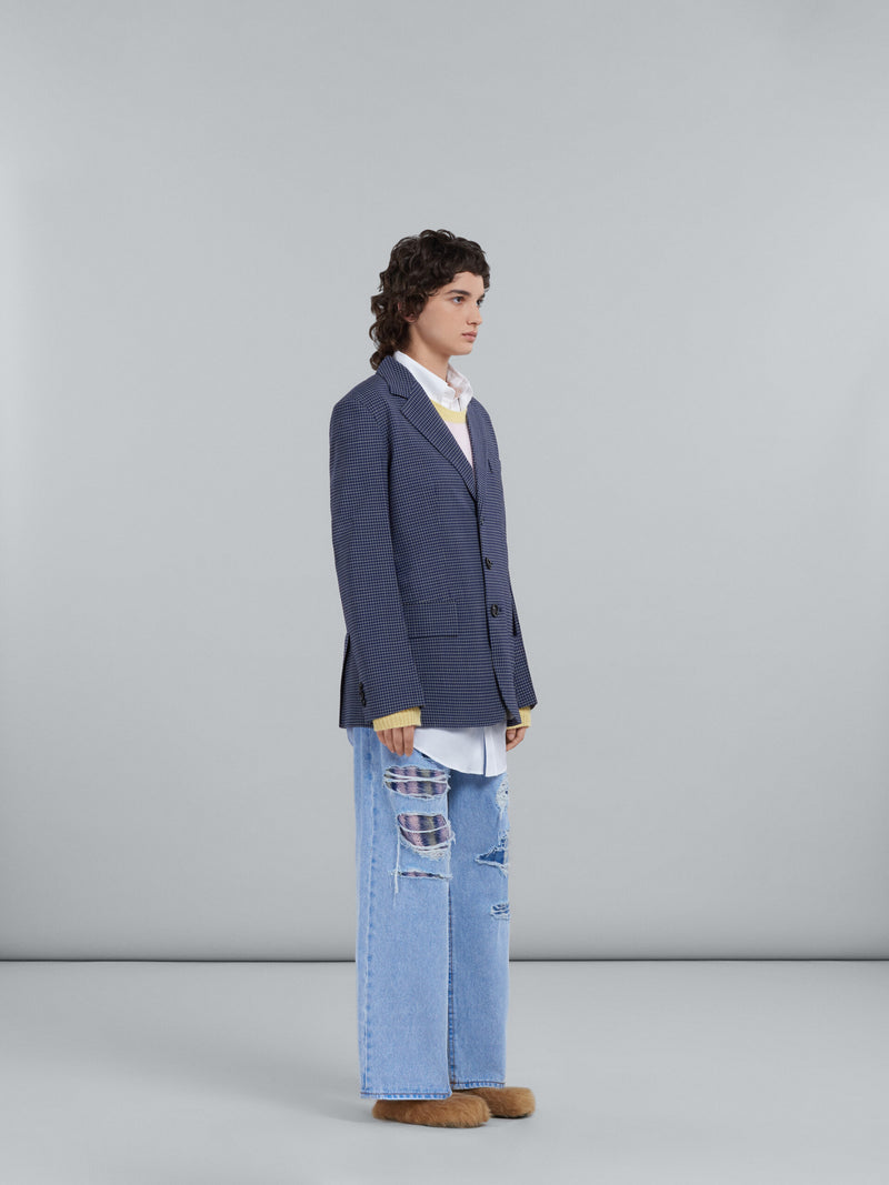 Marni Check Oversized Jacket