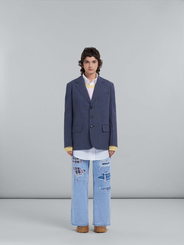 Marni Check Oversized Jacket
