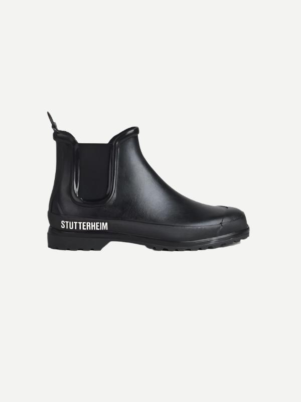 Stutterheim Chelsea Rainwalker In Black and Black