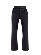 Golden Goose Golden Ws Cropped Flare in Denim