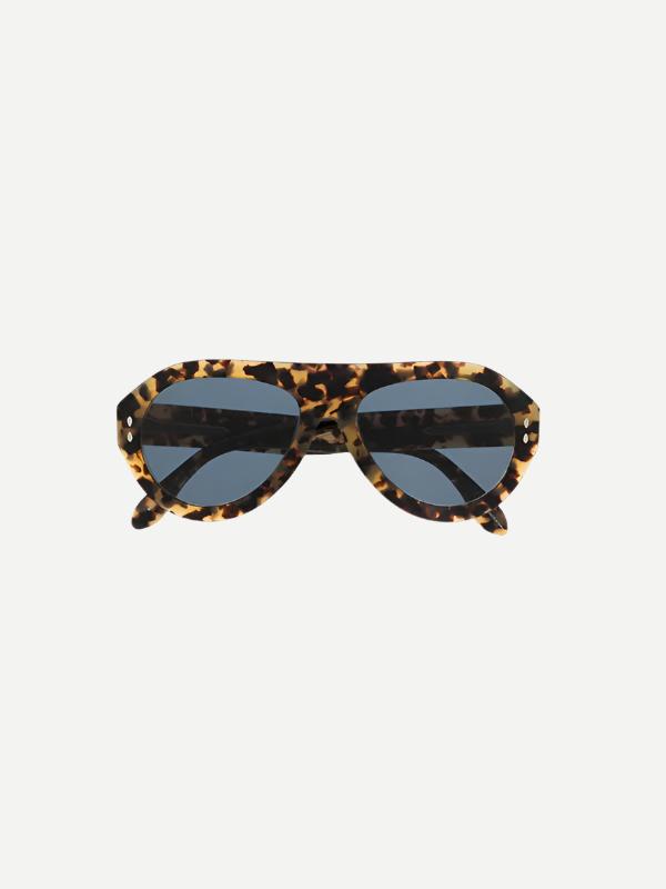 Isabel Marant Darly Sunglasses in Honey Brown Havana Blue