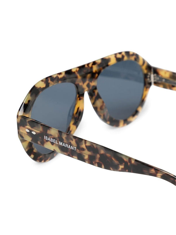 Isabel Marant Darly Sunglasses in Honey Brown Havana Blue