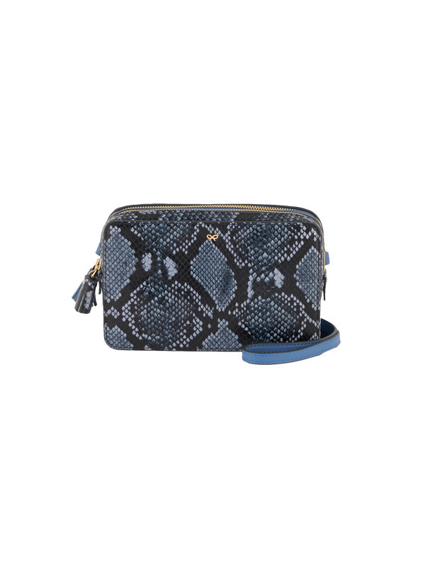 Anya Hindmarch Double Zip Crossbody in Python Print