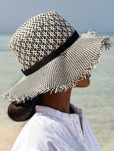 Le Hat Ellie Hat in Black/White