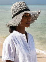 Le Hat Ellie Hat in Black/White