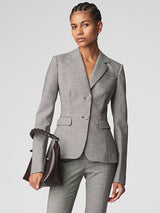 Altuzarra Fenice Jacket in Ivory/Black