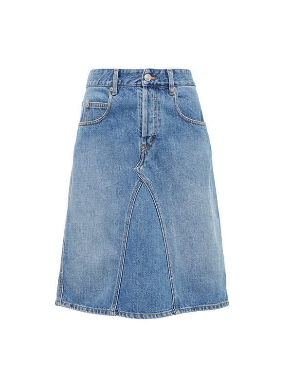 Isabel Marant Etoile Fiali Skirt in Light Blue