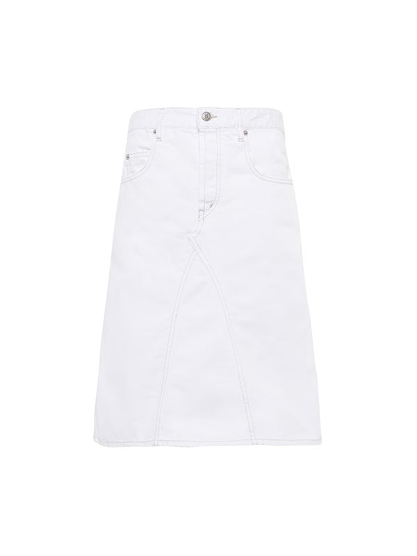 Isabel Marant Etoile Fiali Skirt in White