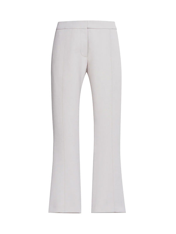 Marni Flared Cavalry Wool Trousers in Snow