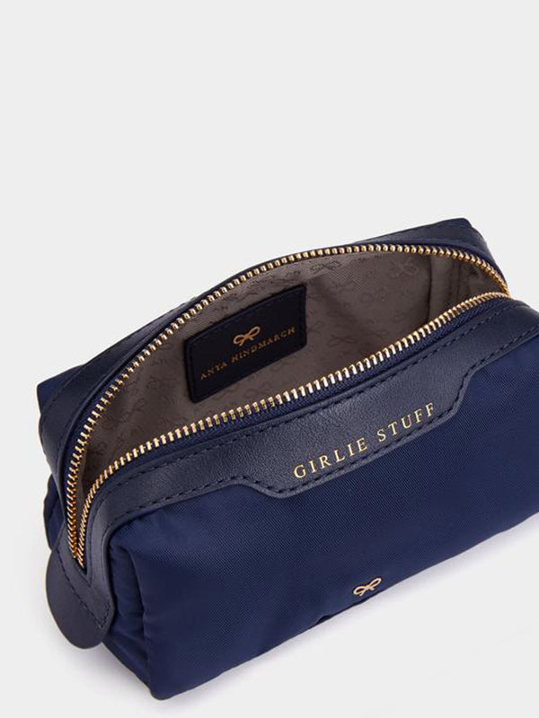 Anya Hindmarch Girlie Stuff in Dark Marine