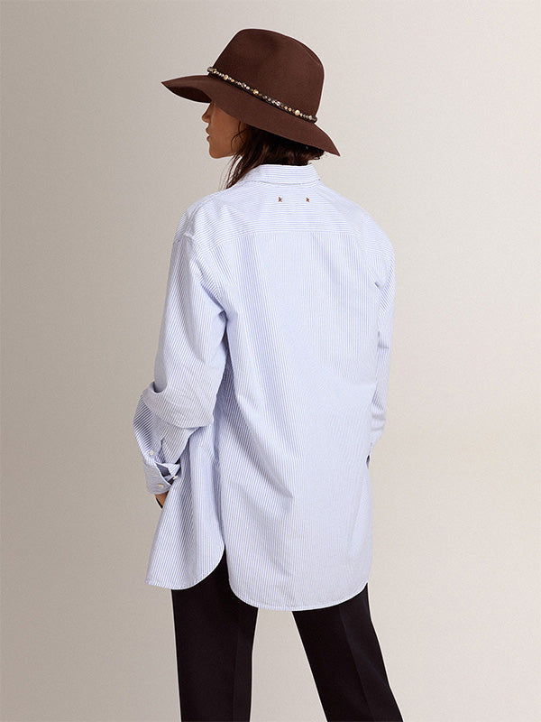 Golden Ws Boyfriend Shirt Striped