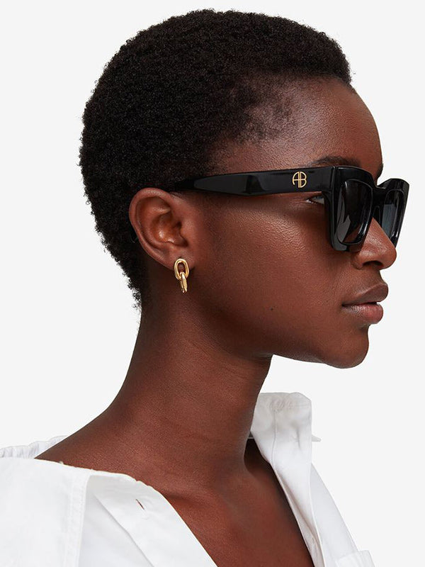 Anine Bing Indio Sunglasses in Black