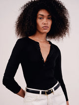 Nili Lotan Jordan Henley in Jet Black