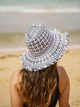 Le Hat Katrina Hat in Black/white